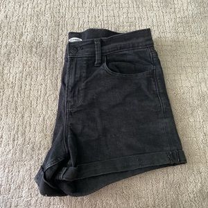 🔅size 10 black denim shorts🔅
